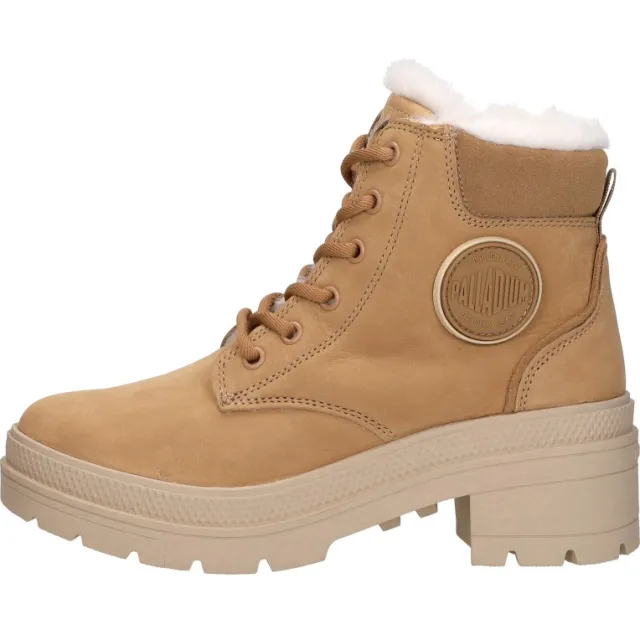 Palladium Pallarise NBK enkellaarzen cognac, foto 2