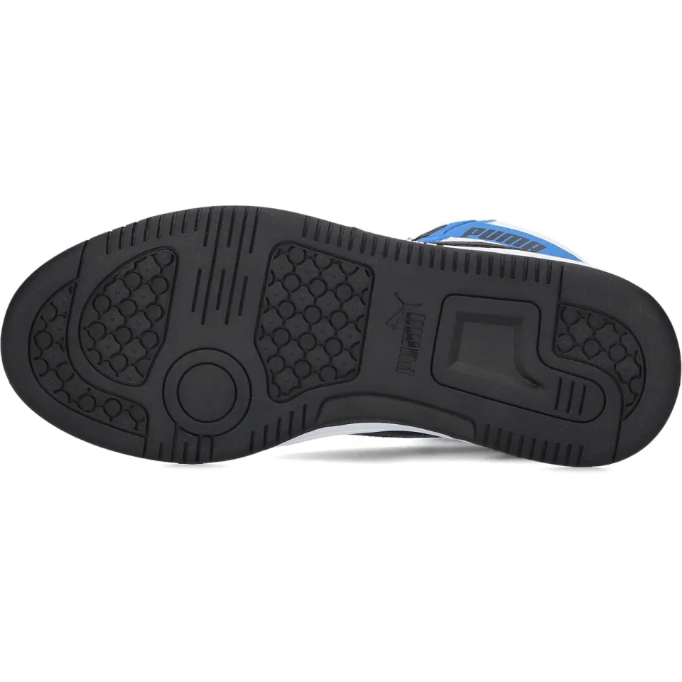 Puma Rebound V6 Mid hoge sneaker blauw, foto 4