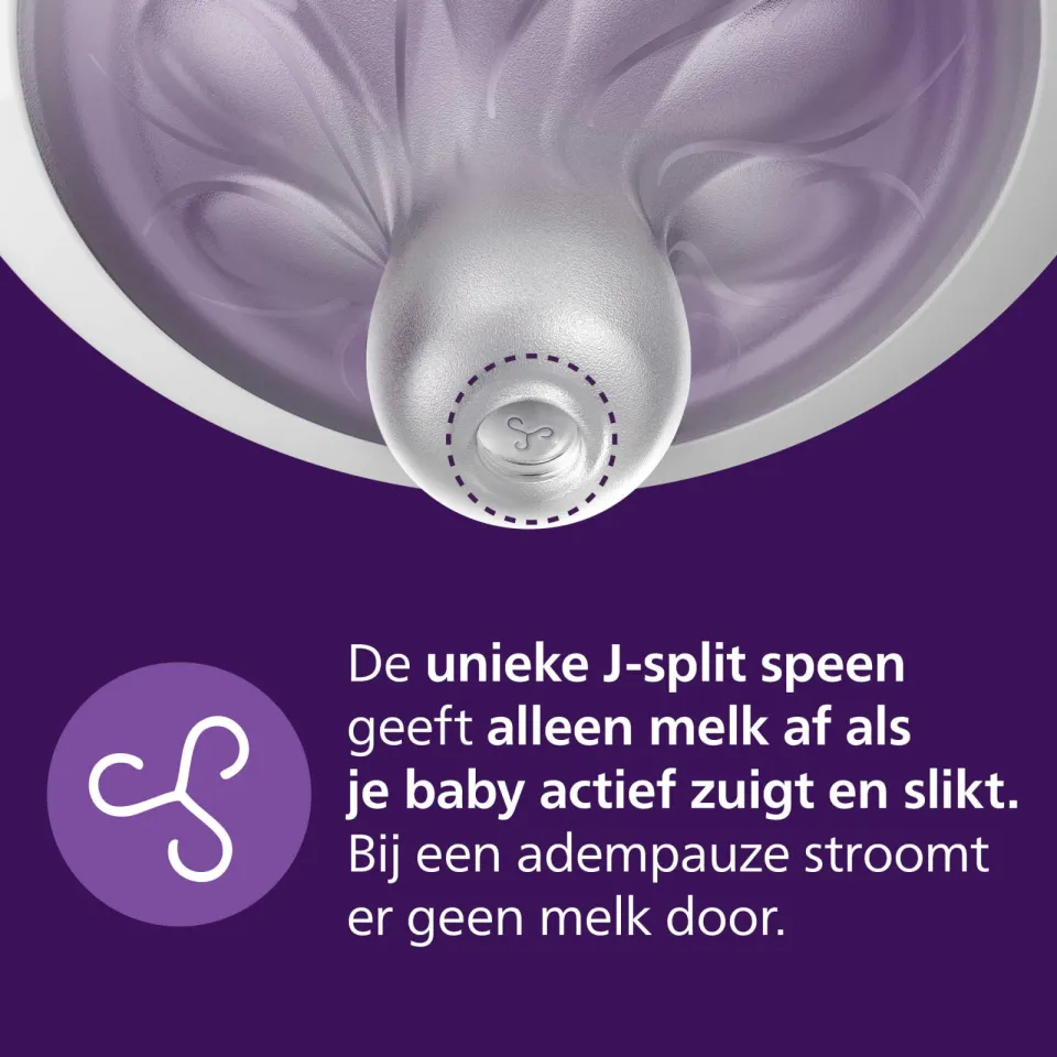 Philips AVENT Natural Response 1 babyfles – 330 ml – Flow 4 - SCY906/01, foto 5