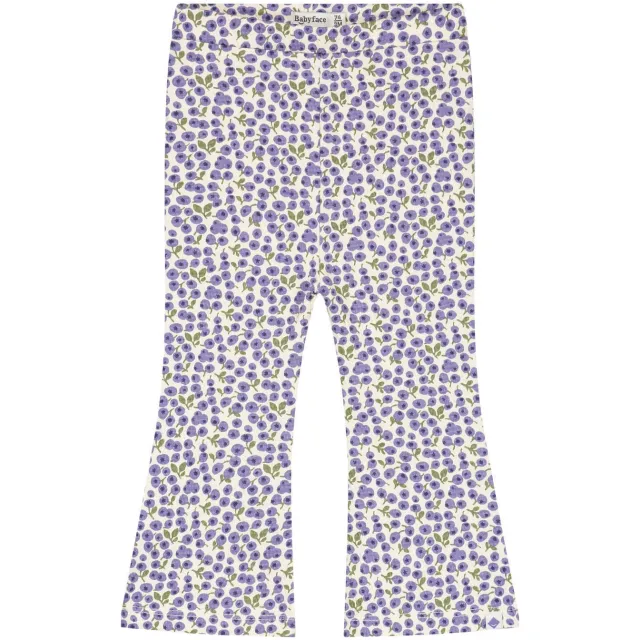 Babyface flared broek met print lila, foto 2