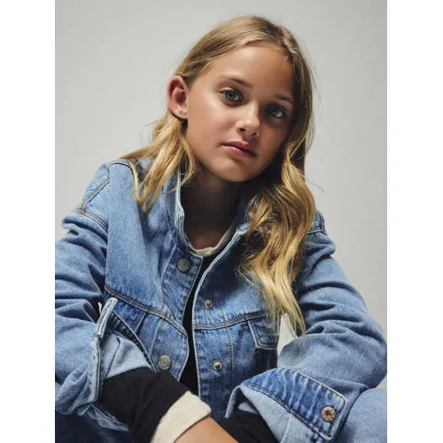 NAME IT spijkerjas medium blue denim, foto 4