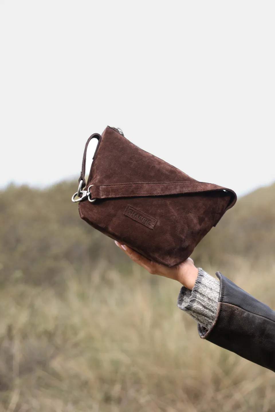 Shabbies Amsterdam Esra crossbodytas donkerbruin, foto 6