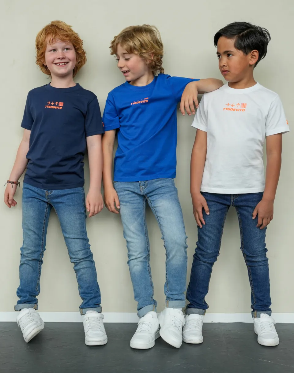 TYGO & vito jersey T-shirt donkerblauw, foto 5