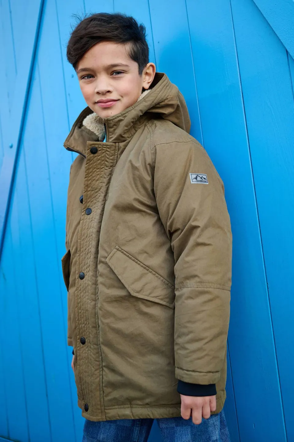Tumble 'n Dry katoenen winterjas lichtkaki, foto 4