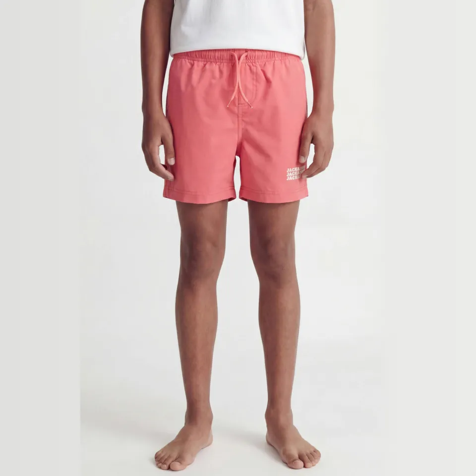 Jack & Jones JUNIOR zwemshort koraalrood, foto 5
