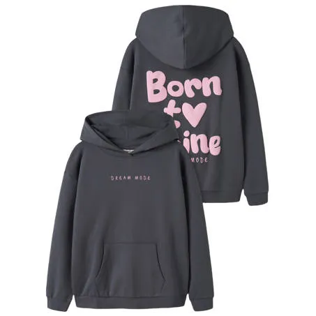 NAME IT KIDS hoodie met backprint - blauw, foto 3