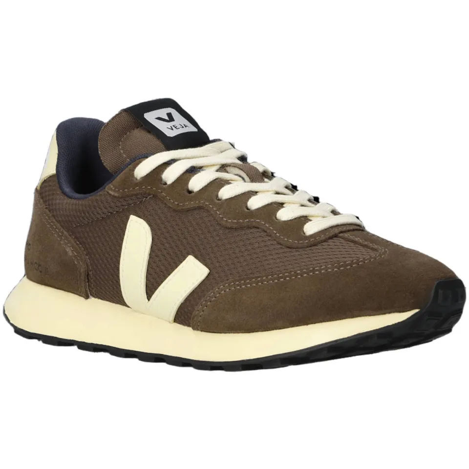 Veja Rio Branco II suède sneakers met logo - donkerbruin/wit, foto 8