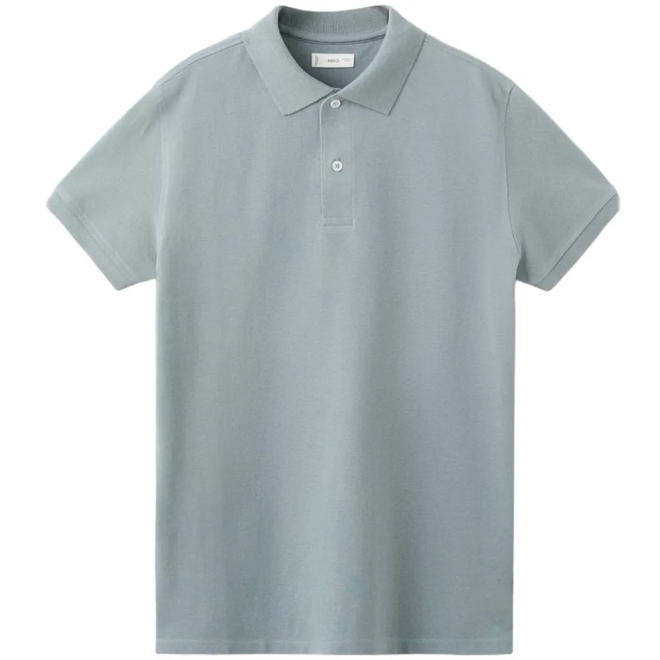 Mango TEEN polo grijsblauw, foto 2