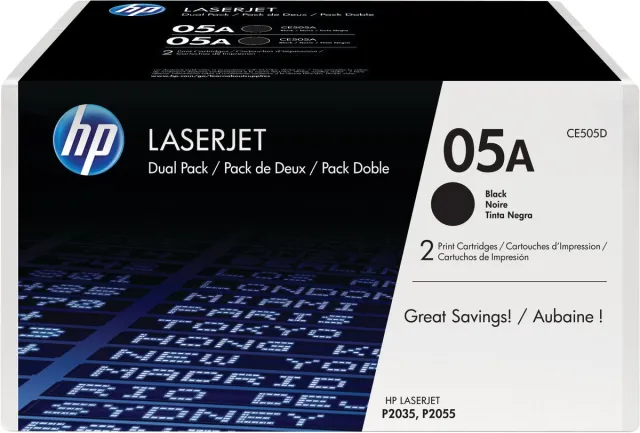 Hp Toner 05A Zwart 2 Pack