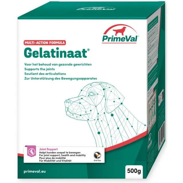 PrimeVal Gelatinaat Gewrichten Hond 500 gr