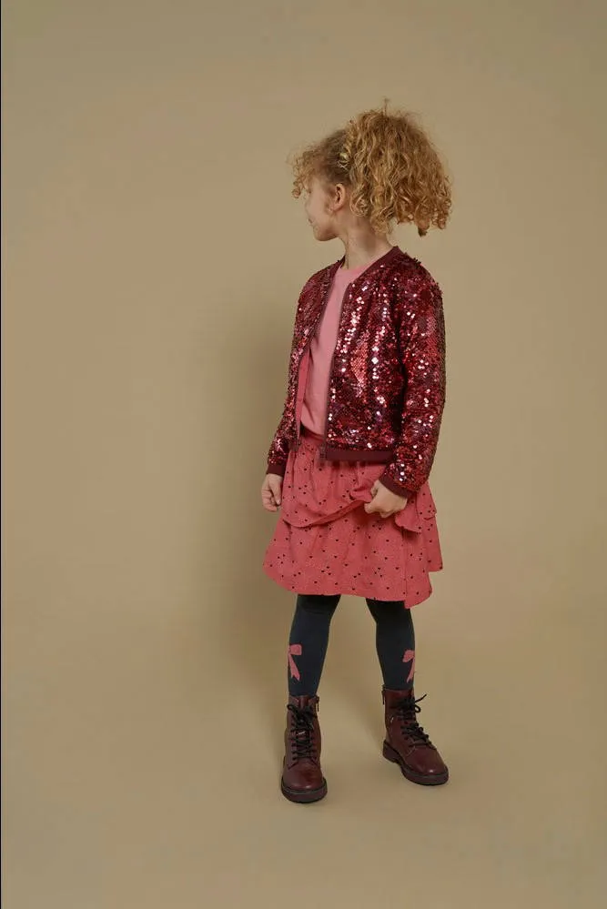 Jubel jasje met pailletten rood, foto 7