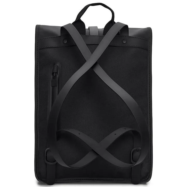 Rains Rolltop Mini W3 rugzak zwart, foto 2