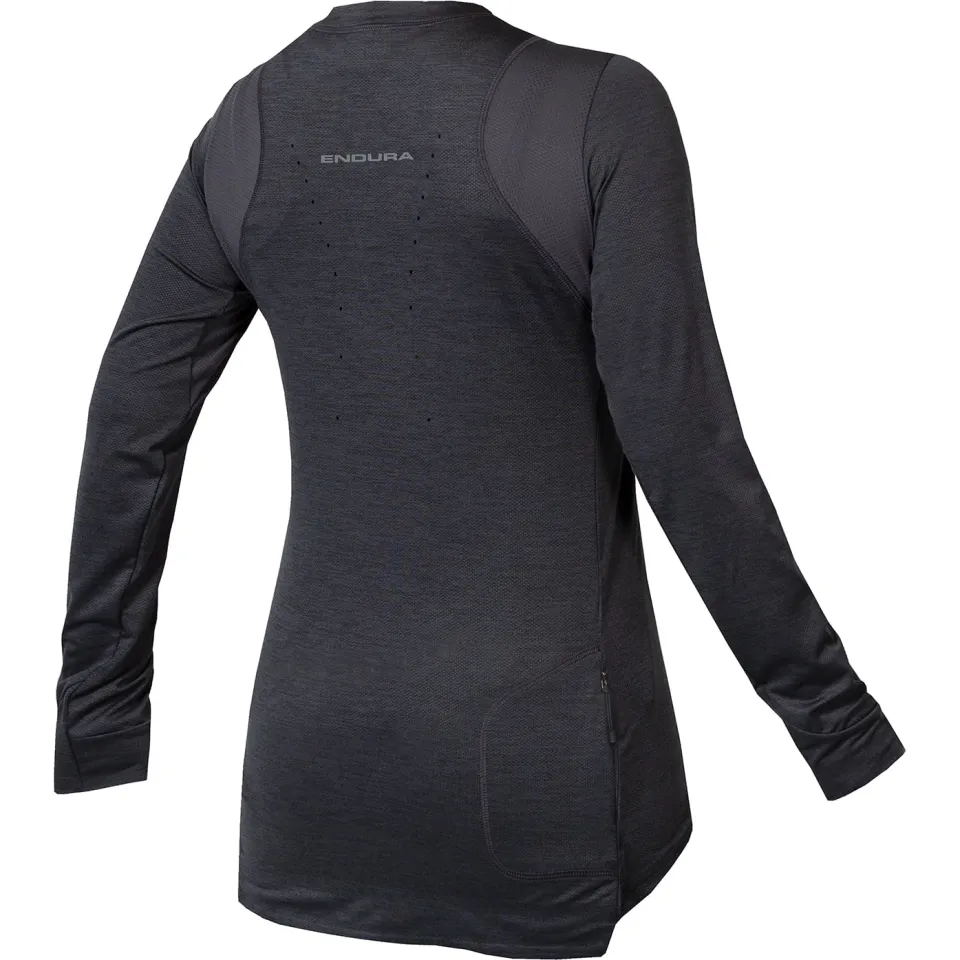 Endura Dames Langarm Singletrack Jersey grijs, foto 3