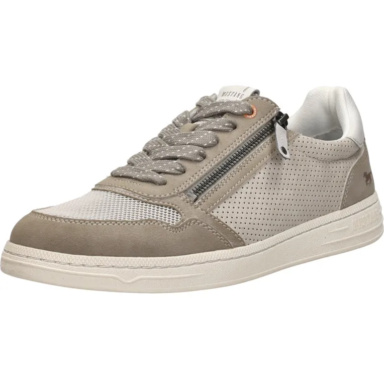 Mustang veterschoenen laag taupe, foto 3