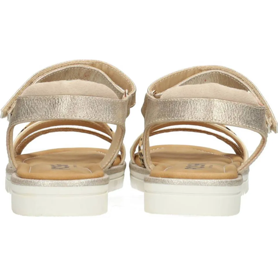 POSH by Poelman Ashley sandalen goud met beige, foto 5