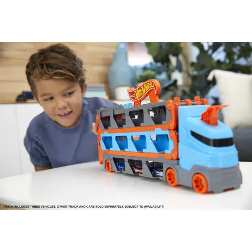 Hot Wheels Speedway Transportwagen auto-speelset, foto 3