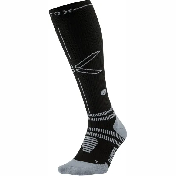 Stox Energy Socks - Running Socks - Hardloopsokken-40, zwart Zwart dessin