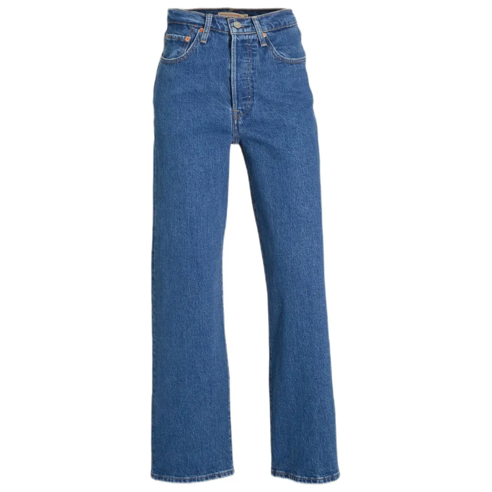 Levi's Ribcage high waist straight leg jeans blauw, foto 2