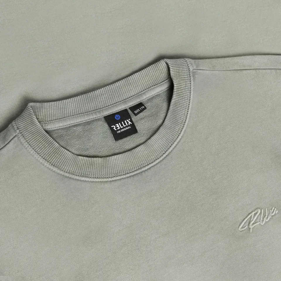 Rellix oversized T-shirt grijsgroen, foto 6