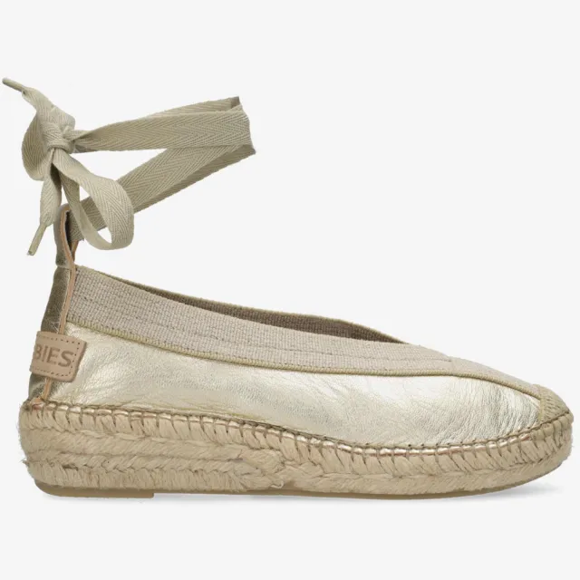 Shabbies Amsterdam Palma espadrille lichtgoud, foto 2