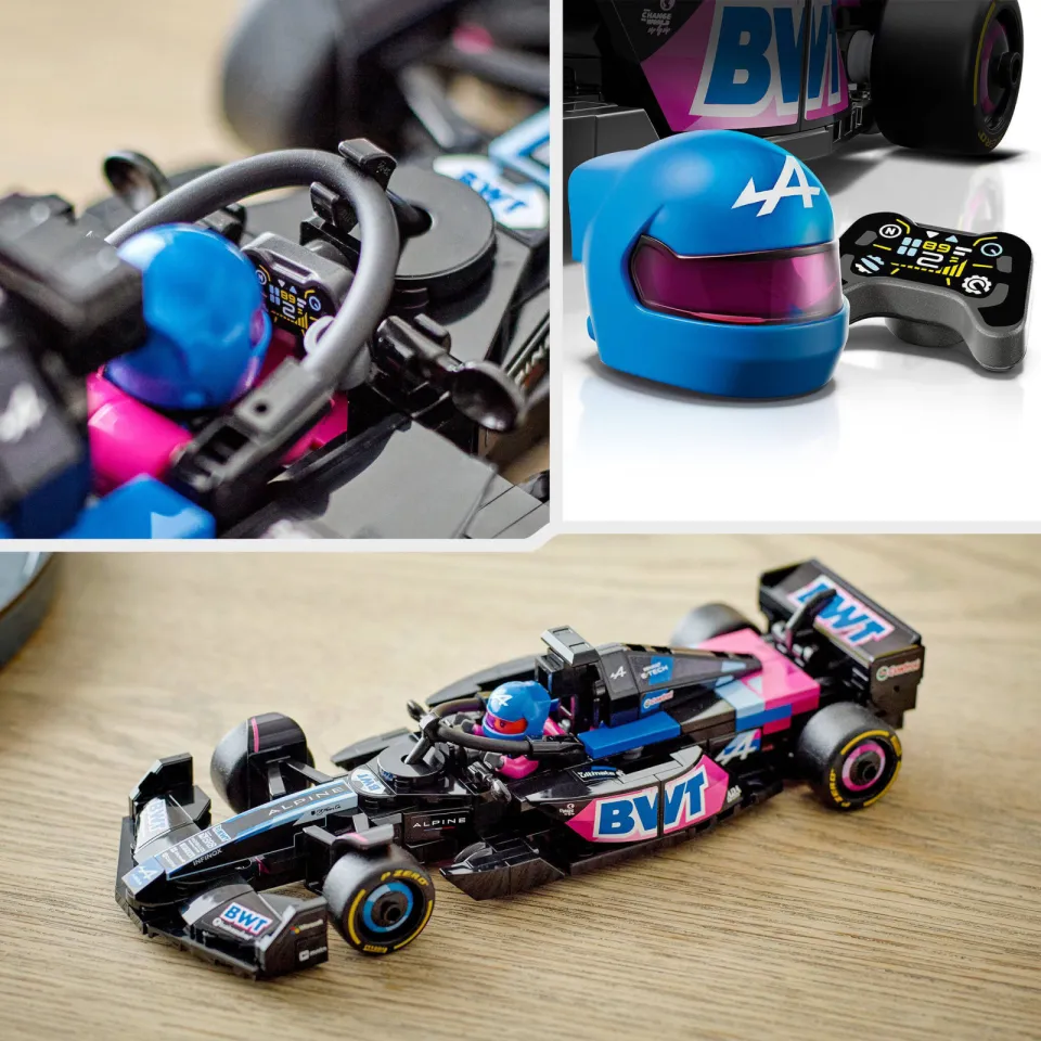 Lego Speed Champions BWT Alpine F1® Team A524 racewagen 77248, foto 6