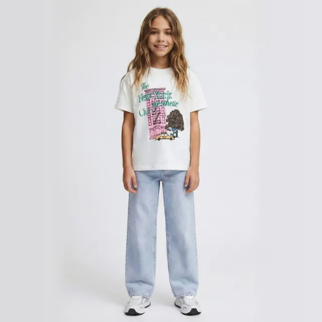 Cars straight leg jeans light blue denim