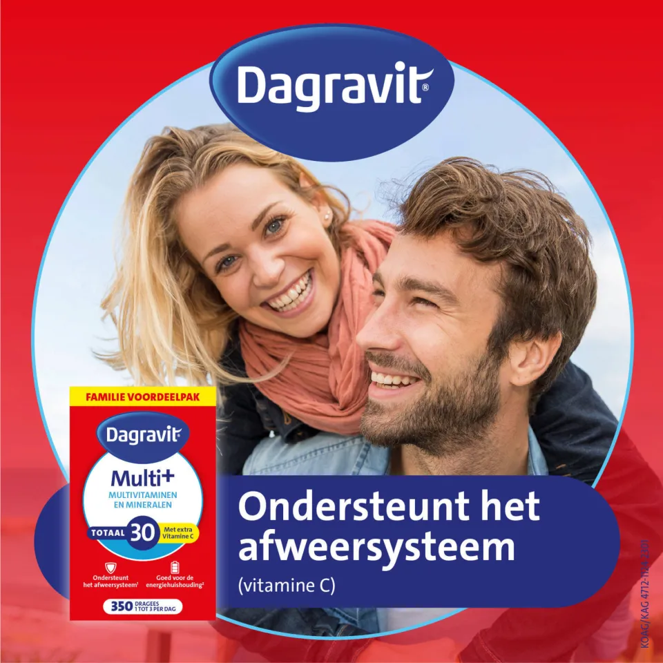 Dagravit Totaal 30 multivitaminen dragees, foto 4
