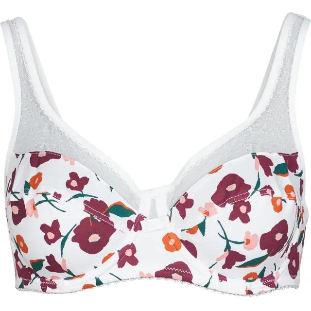 Dim Generous Coton Bio voorgevormde bh wit