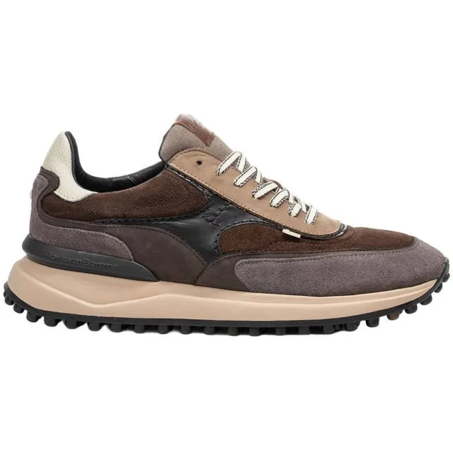 Floris Van Bommel Noppi 37.12 leren sneakers - donkerbruin