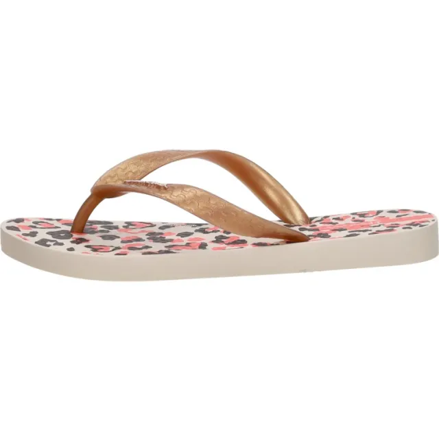 Ipanema Temas teenslipper beige Goudkleur