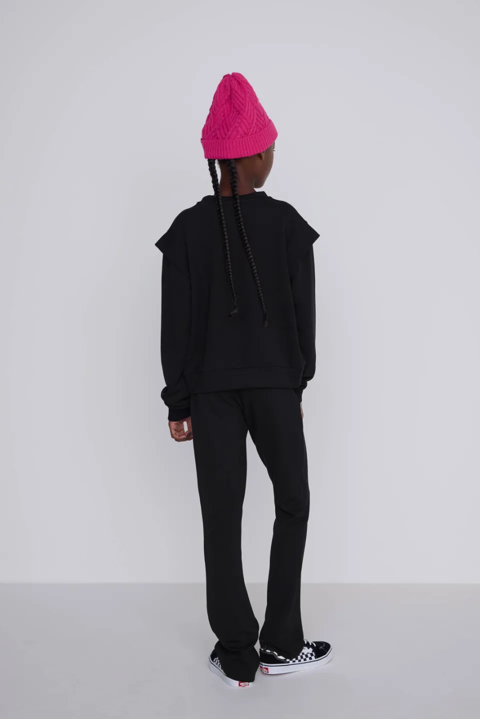 Coolcat Corry flared broek zwart, foto 3