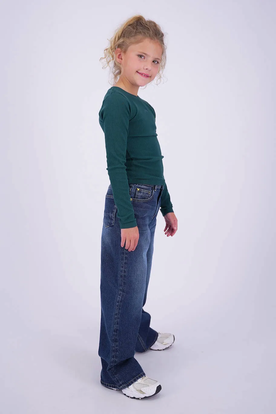 Vingino Coco wide leg jeans - mediumblauw, foto 6