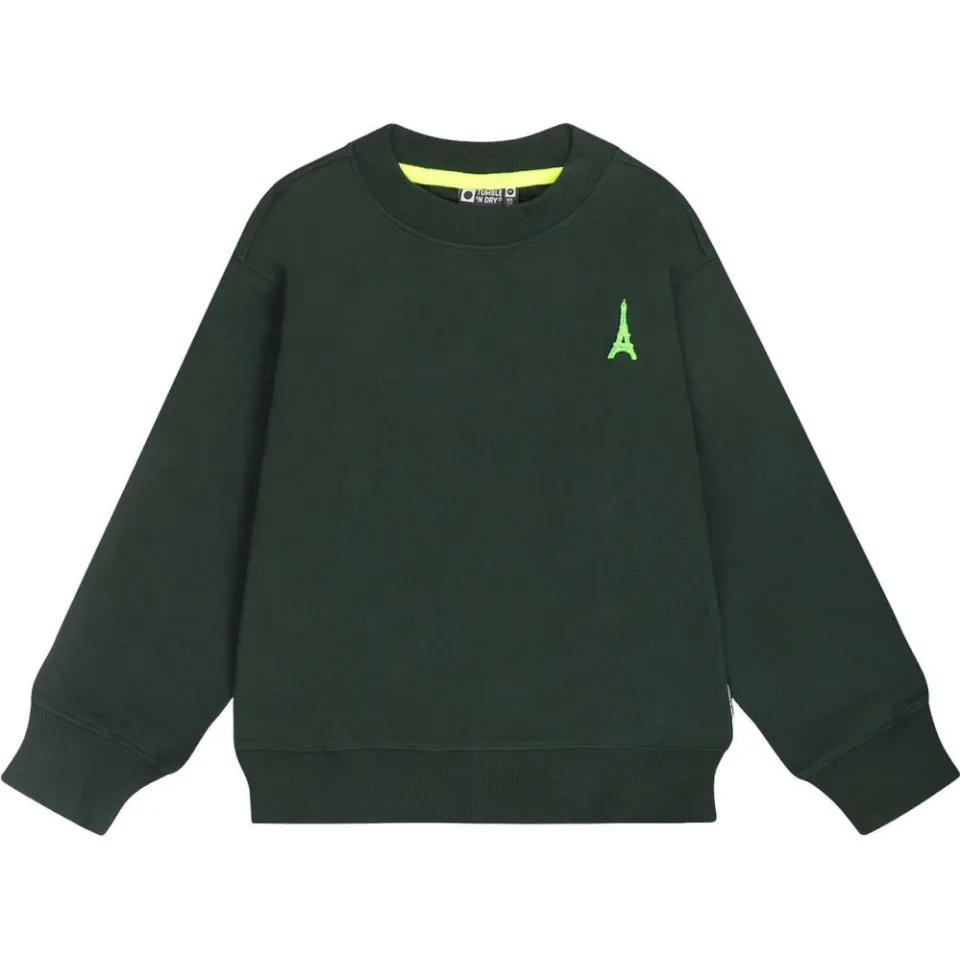 Tumble 'n Dry sweater met backprint - donkergroen, foto 2