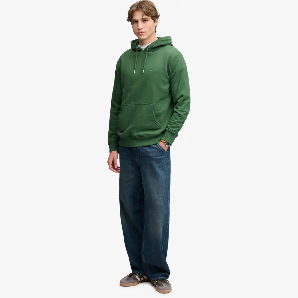 Superdry regular fit hoodie - groen, foto 3