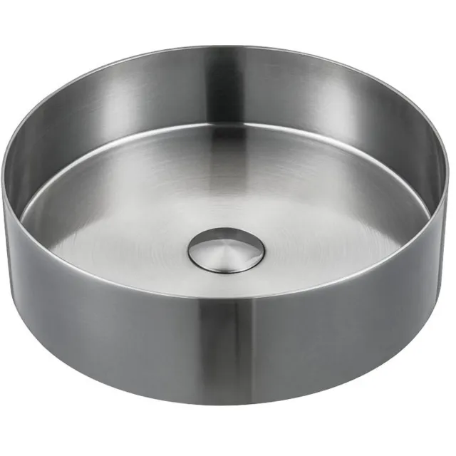 Sapho Waskom Sapho Aurum Rond 38 x 11 cm Mat RVS