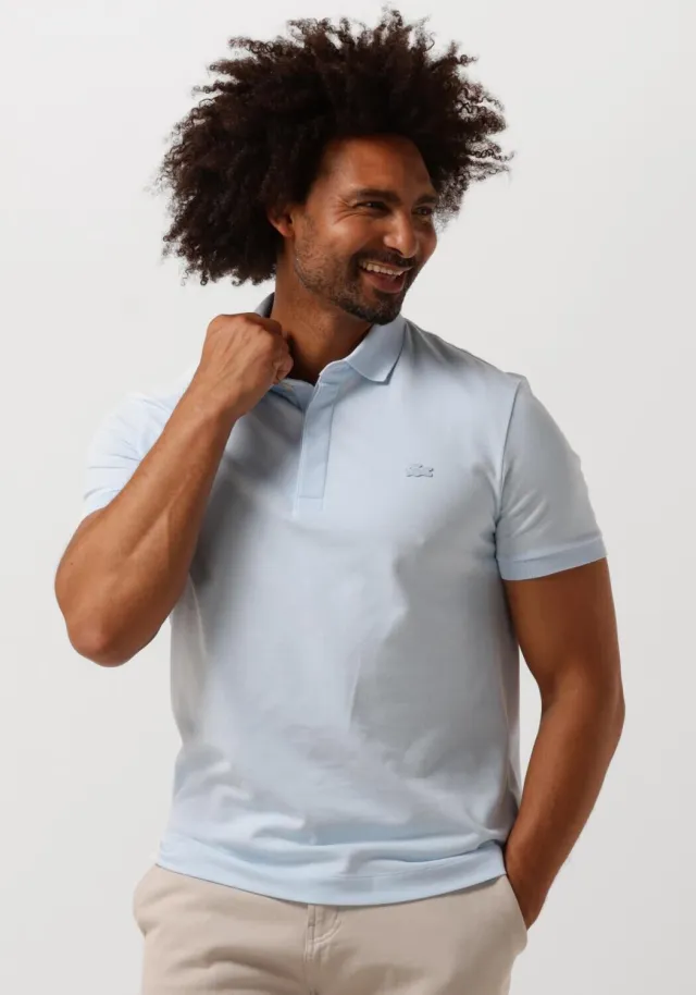Lacoste Heren Polo's & T-shirts Regular Fit Cotton Blend Polo Shirt - Lichtblauw, foto 2