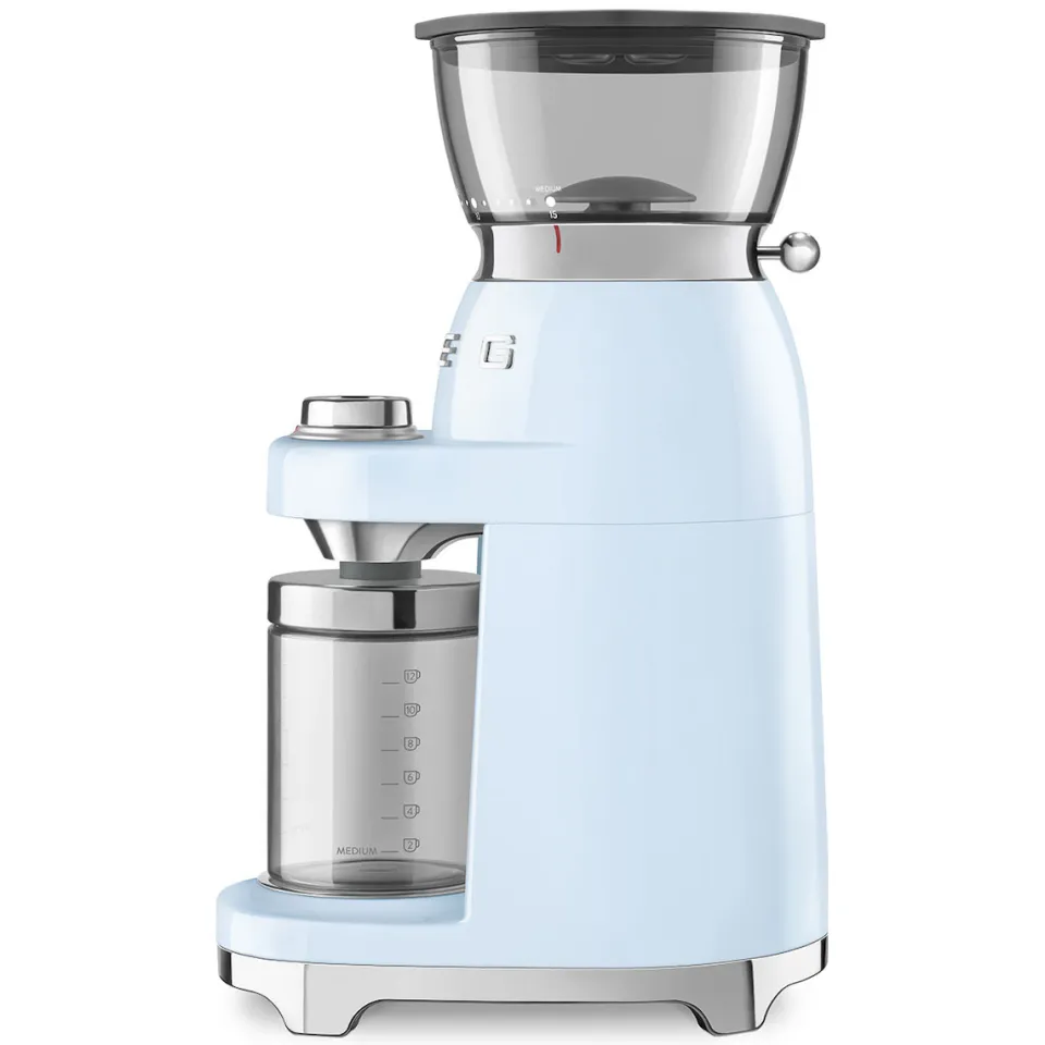 Smeg CGF03PBEU koffiemolen pastelblauw, foto 2