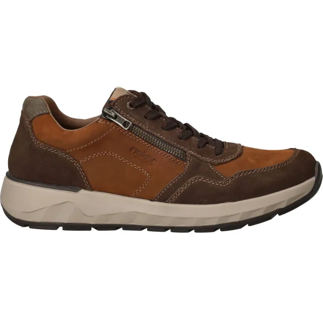 Rieker veterschoenen laag cognac