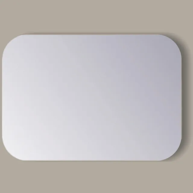 Sanicare Spiegel Rechthoek Sanicare Q-Mirrors Afgeronde Hoeken 60x80 cm PP Geslepen Incl. Ophanging