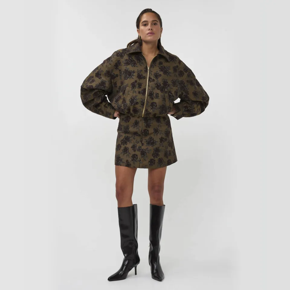 AMAYA Amsterdam Bex minirok khaki, foto 4