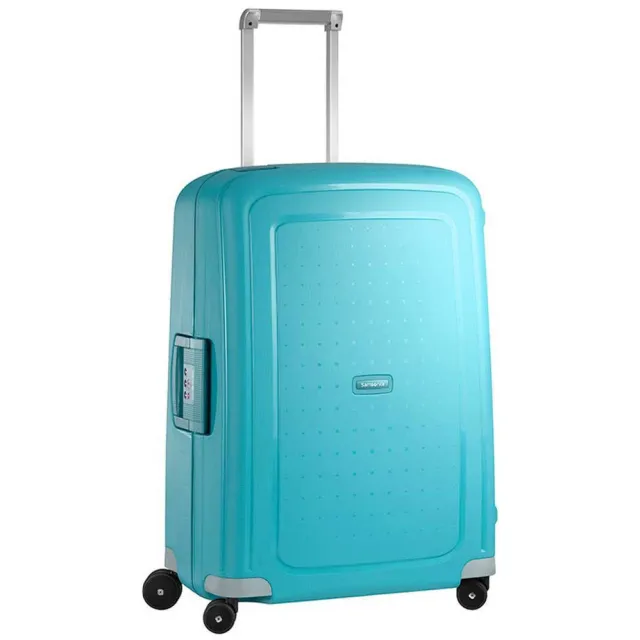 Samsonite S'Cure spinner 69 koffer blauw