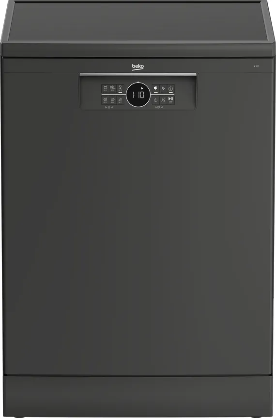 Beko BDFN26440MG vrijstaande vaatwasser grijs, foto 2