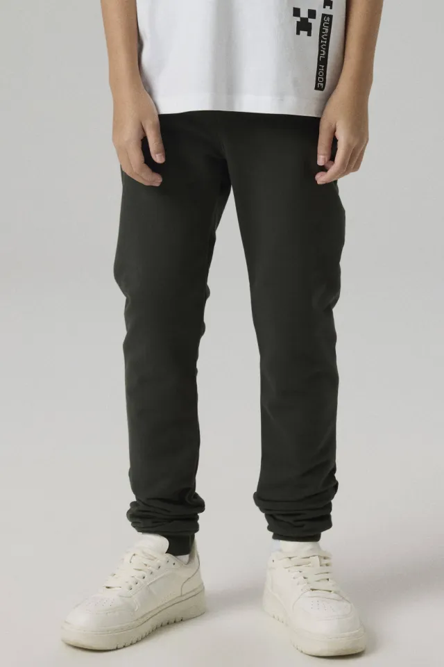 NAME IT Honk joggingbroek donkergroen rosin, foto 4
