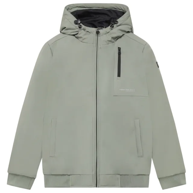 Indian Blue Jeans softshell jas zachtgroen, foto 2