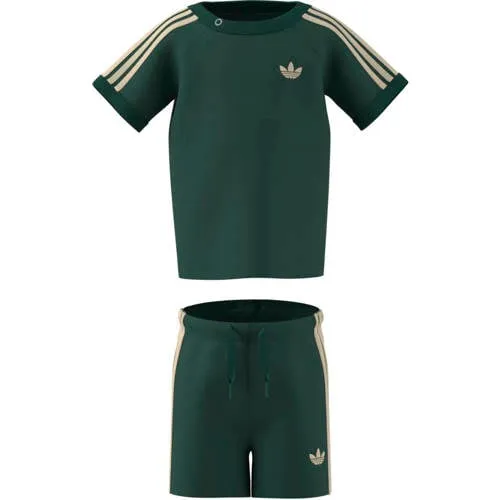 Adidas Originals T-shirt en short set - donkergroen, foto 2