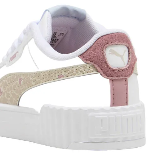 Puma Carina 3.0 imitatieleren sneakers - wit/ecru, foto 3