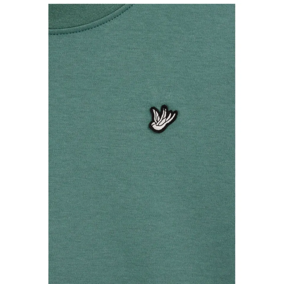 WE Fashion T-shirt effen donkergroen, foto 6