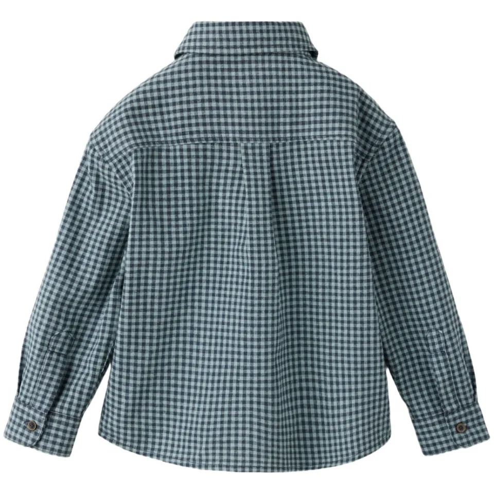 Mango Kids geruit overhemd - groen, foto 3