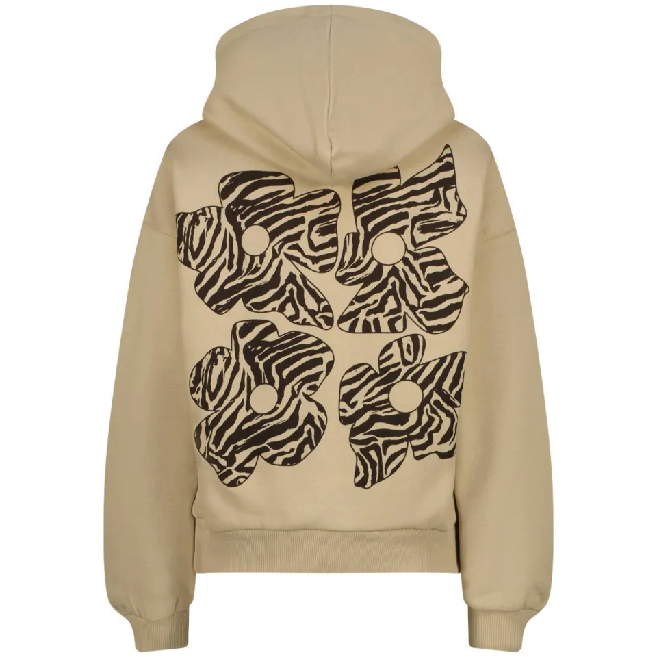 Raizzed hoodie met logo - beige, foto 5