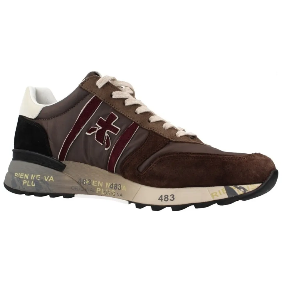 Premiata Lander sneakers bruin, foto 2